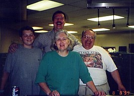 Gradowski Kitchen - Jeff, Chuck, Barb and Ralph Weber