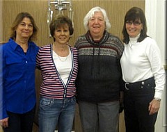 Lisa Morgan, Lynn Staker, Mary Jane Tesdall, and Cheryl McConnell